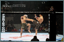 Gegard Mousasi (right) vs Evangelista Santos (left)