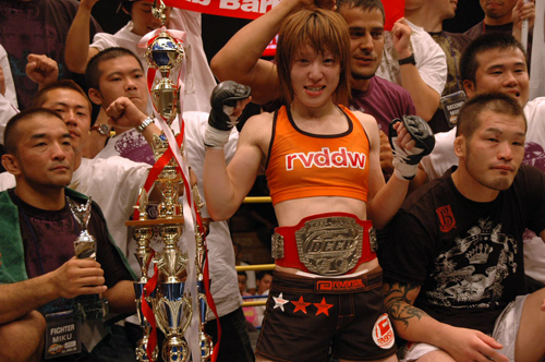 Miku Matsumoto After DEEP Title Win