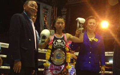 WPMF Women's Pinweight Champion Saya Ito