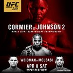 UFC 210: “Cormier vs Johnson 2” Live Play-By-Play & Results