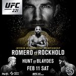 UFC 221: "Romero vs Rockhold" Live Play-By-Play & Results