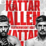 UFC Fight Night 213: "Kattar vs Allen" Live Play-By-Play & Results