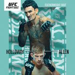 UFC On ESPN 44: "Holloway vs Allen" Live Play-By-Play & Results
