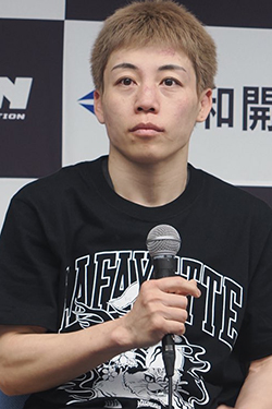 Ayaka Hamasaki Backstage At Rizin FF: Landmark Vol. 13